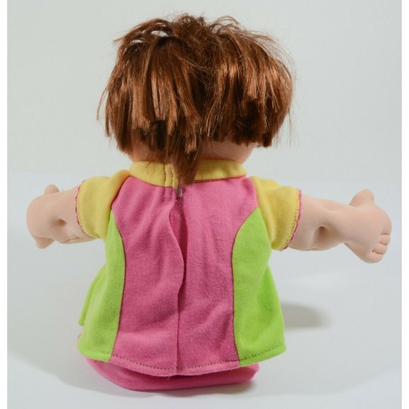 Vintage 1995 12" Cabbage Patch Kids Doll Brown Hair & 8" Garden Fairy 2009 Toy - Picture 5 of 12